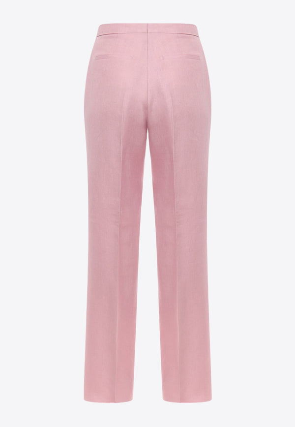 Straight-Leg Tailored Pants