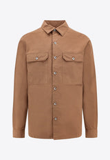 Long-Sleeved Button-Up Shirt