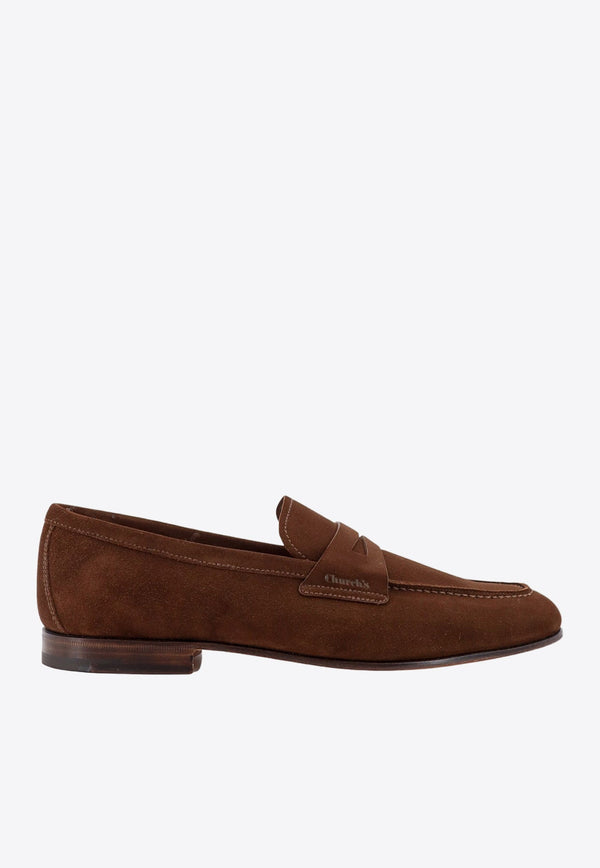 Maltby Suede Penny Loafers