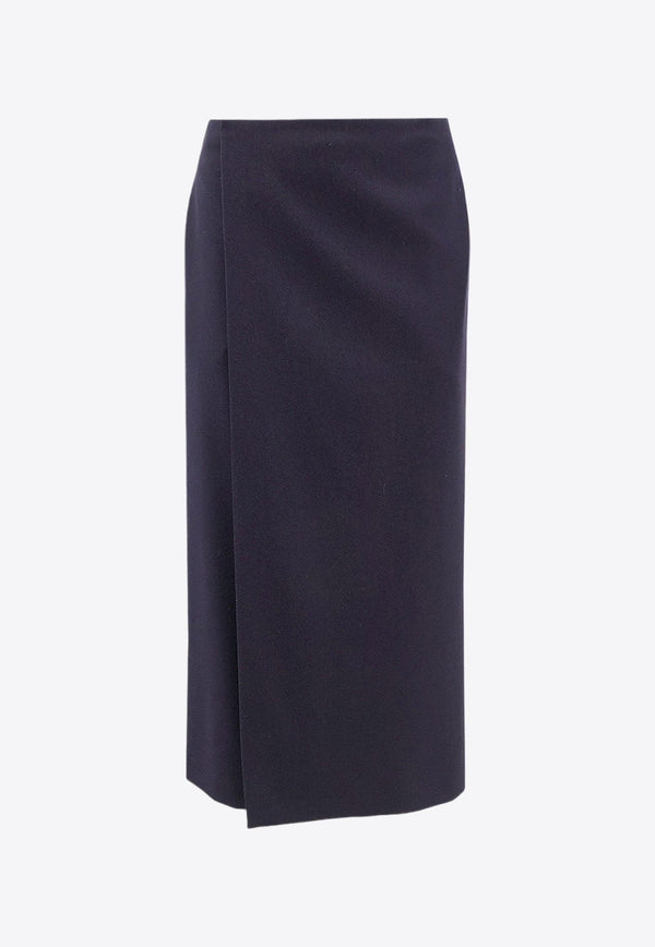 Kavi Wool Midi Skirt