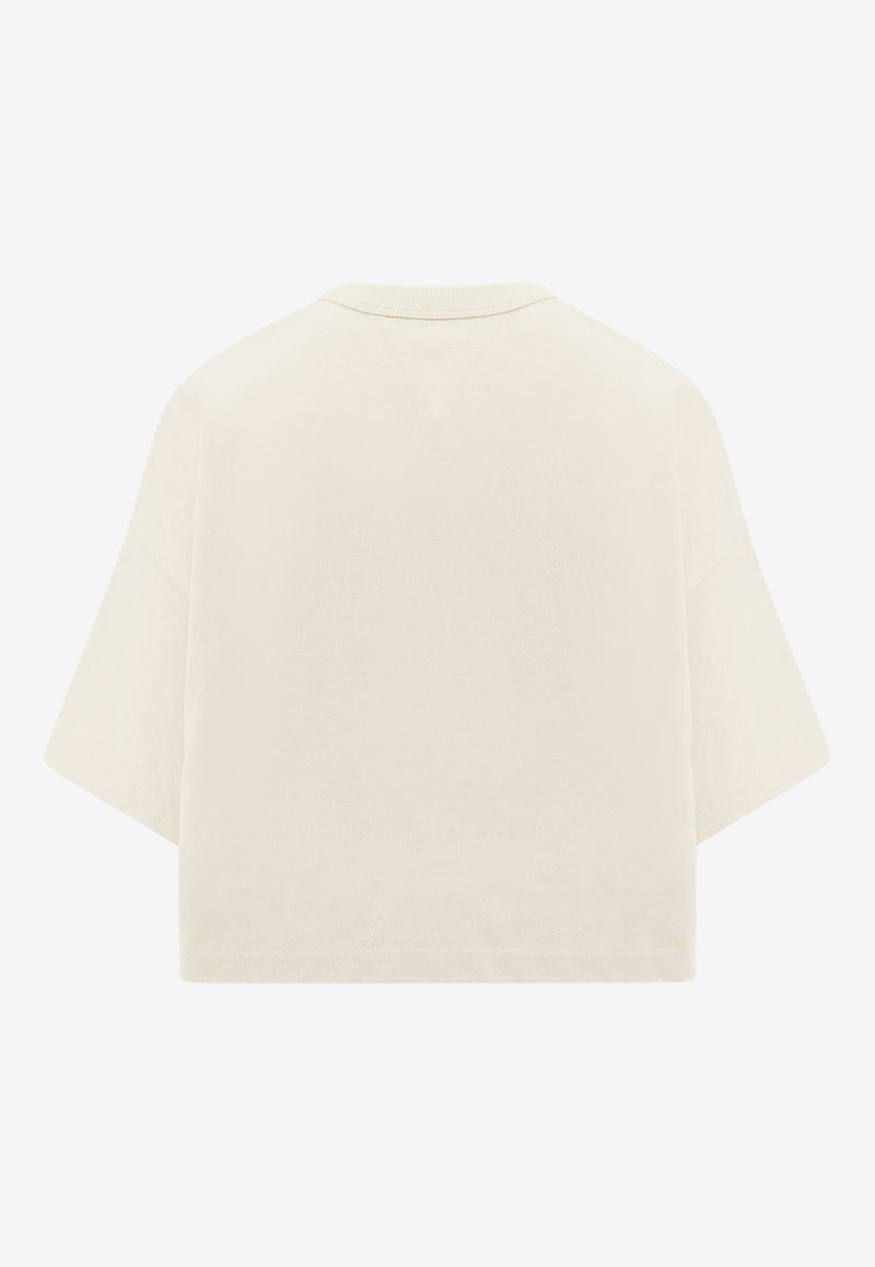 Short-Sleeved Cropped T-shirt