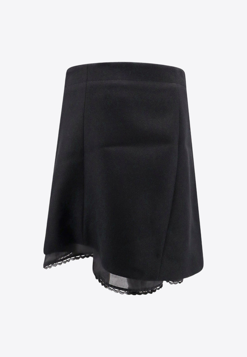 Asymmetrical Mini Skirt