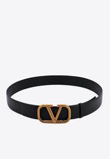 VLogo Signature Leather Belt