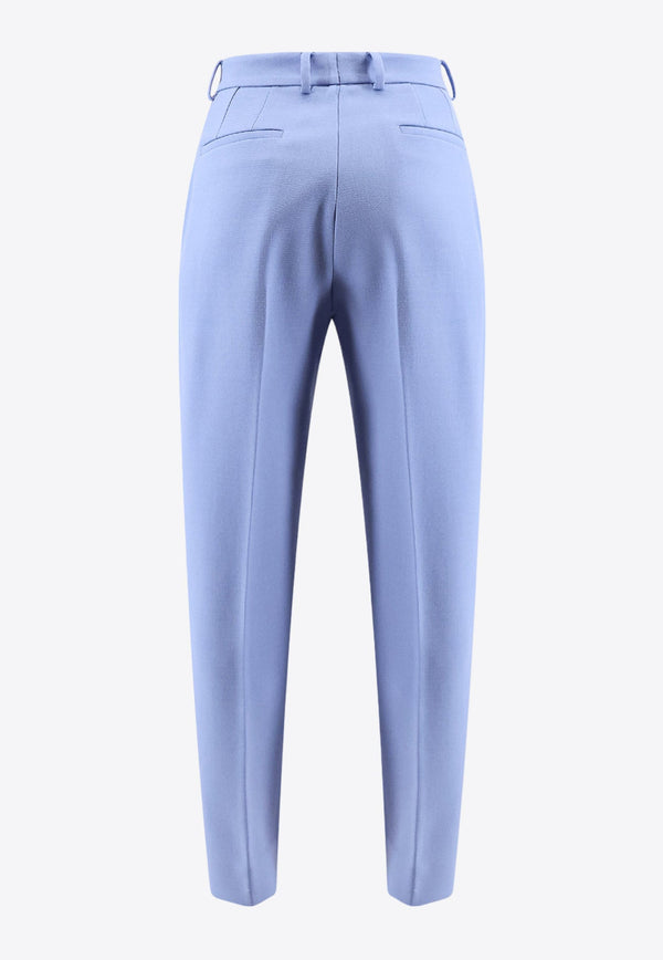 Tailored High-Waist Wool Pants