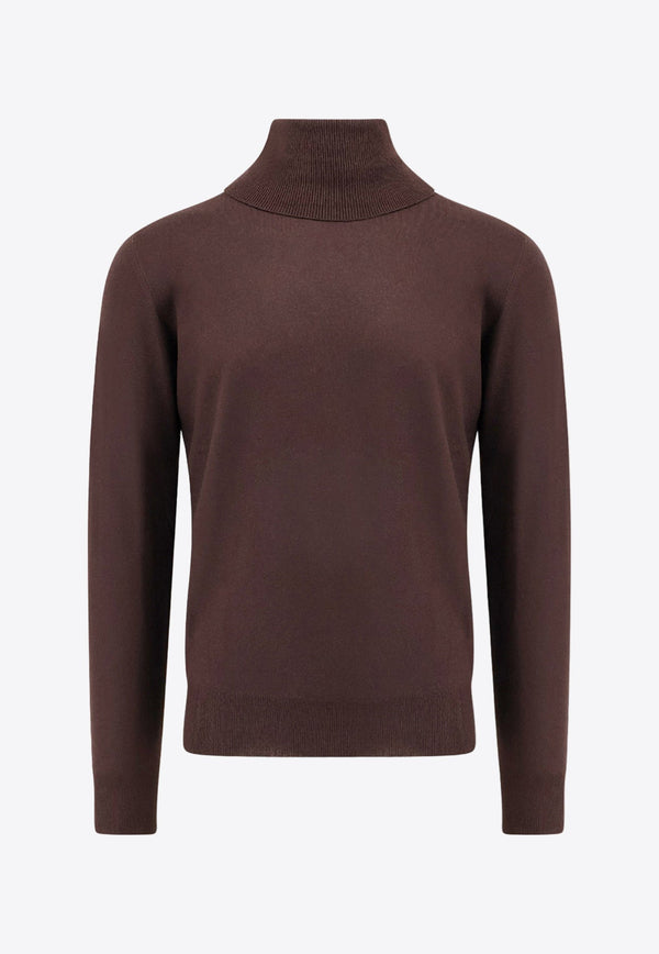 Cashmere Knit Turtleneck Sweater