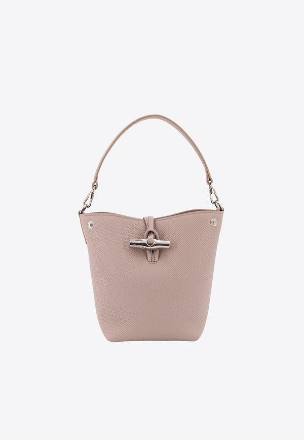 XS Le Roseau Leather Bucket Bag