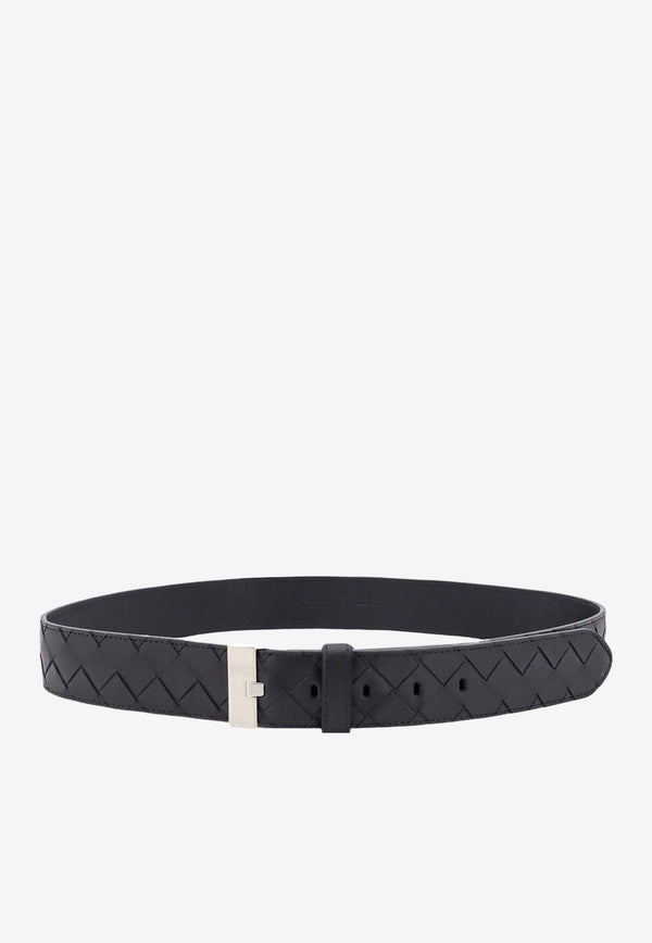 Intrecciato Leather Belt