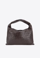 Small Hop Intrecciato Leather Shoulder Bag