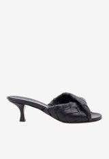 Blink 50 Intrecciato Leather Mules