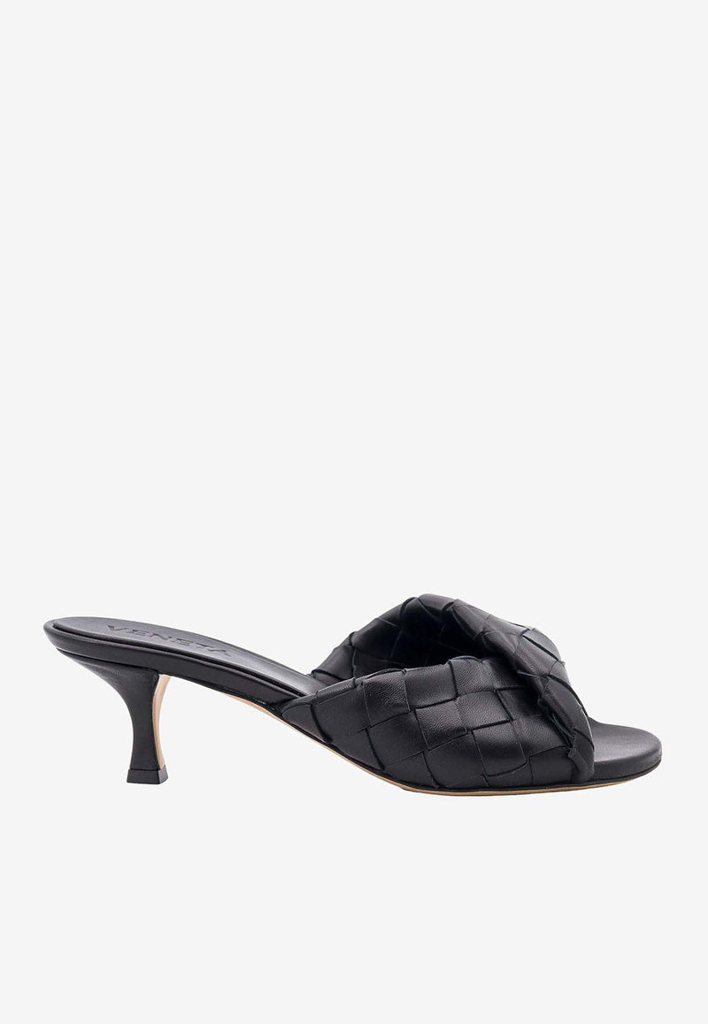 Blink 50 Intrecciato Leather Mules