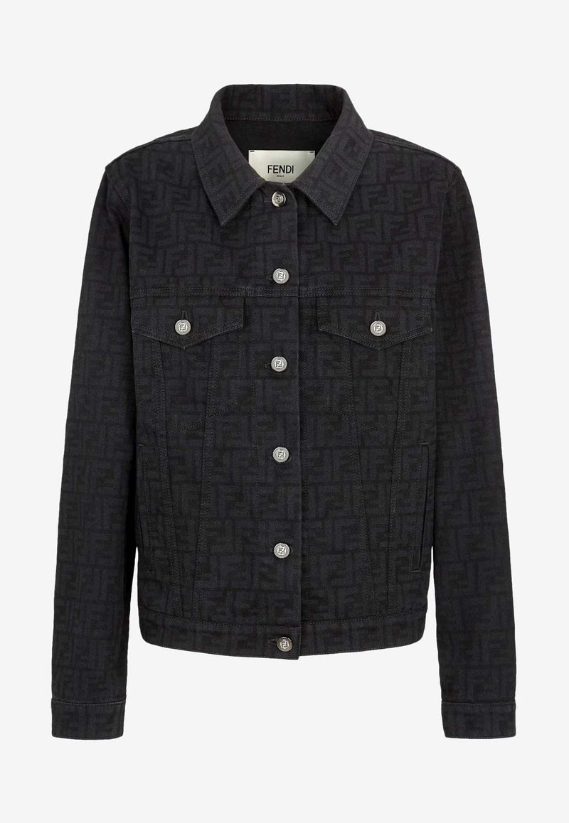 FF Jacquard Denim Jacket