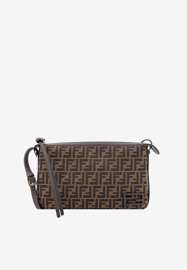 Medium Simply FF Jacquard Shoulder Bag