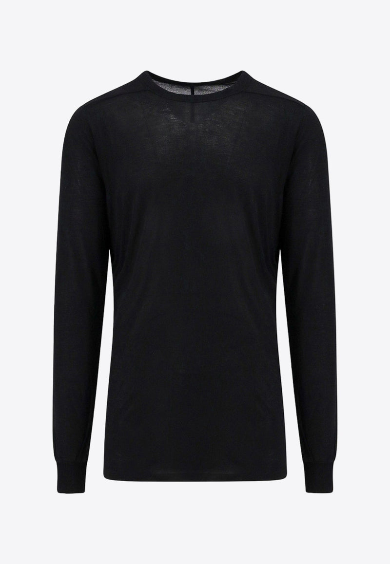 Long-Sleeved Crewneck T-shirt