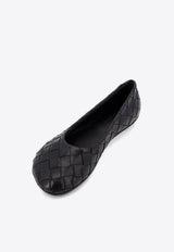 Intrecciato Leather Ballet Flats