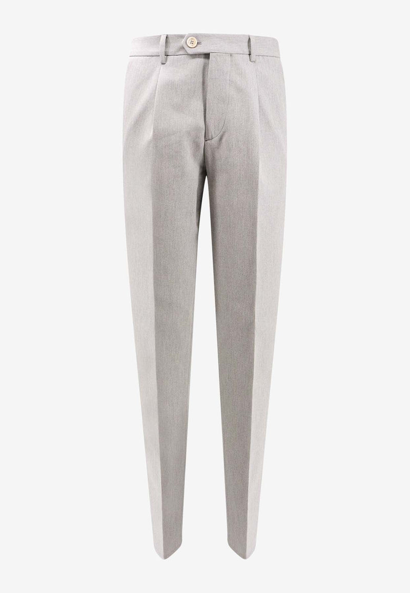 Tailored Straight-Leg Pants