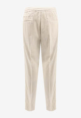 Straight-Leg Corduroy Pants