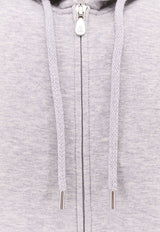 Zip-Up Sleeveless Hoodie