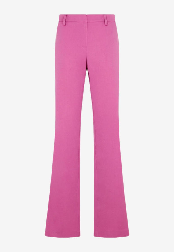 Flared Wool Pants