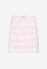 Contrasto Check Vichy Mini Skirt