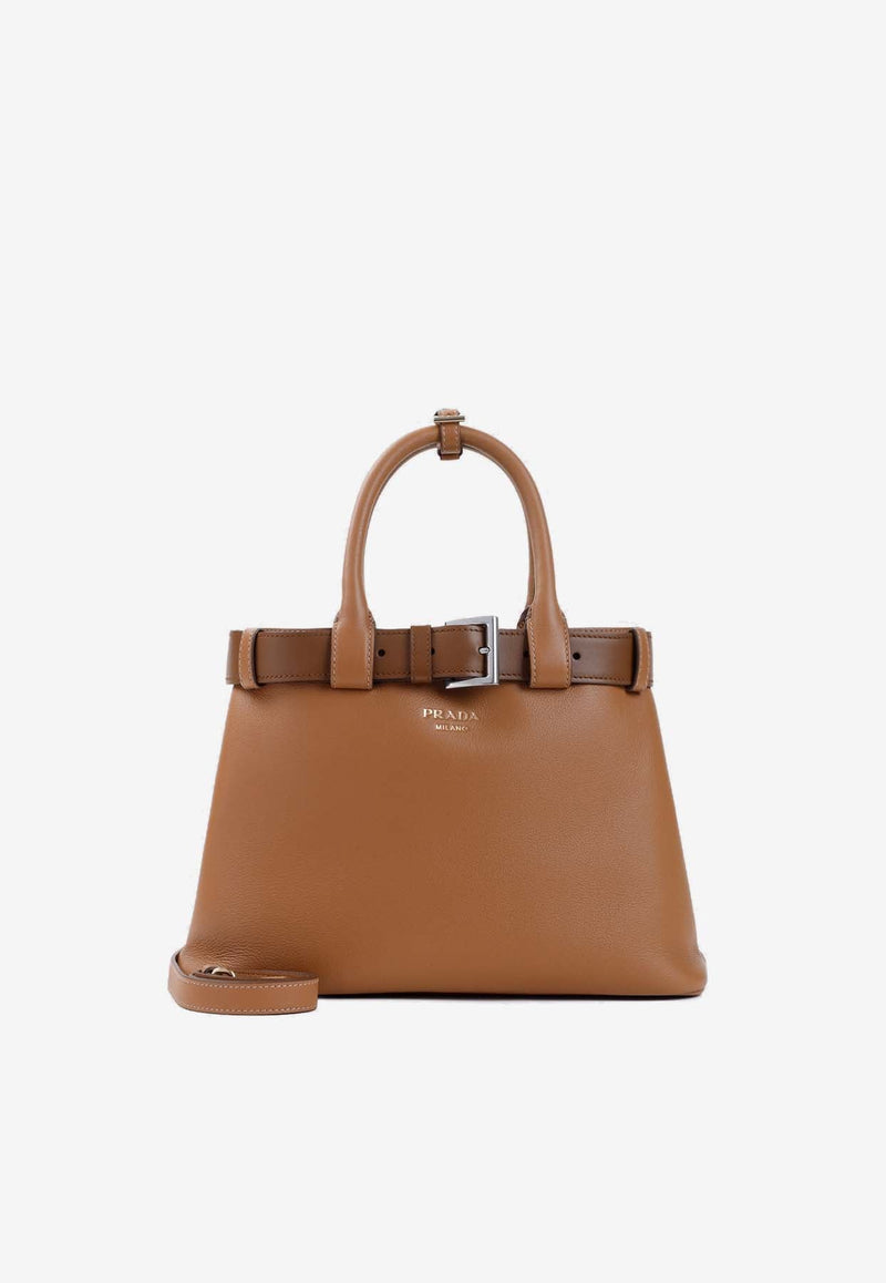 Medium Leather Top Handle Bag