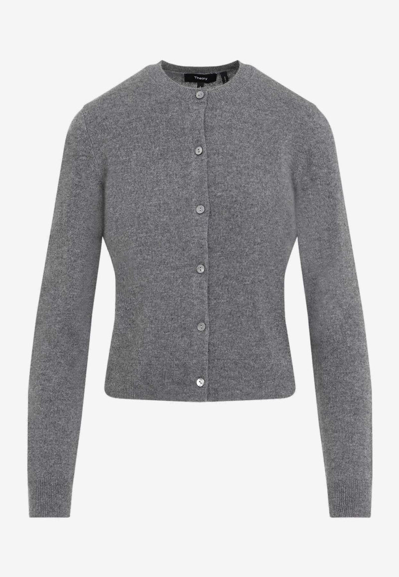 Cashmere Crewneck Cardigan