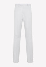 Wool Straight-Leg Pants