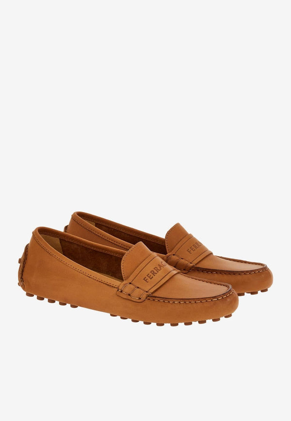 Iside Driver Moccasins in Calfskin