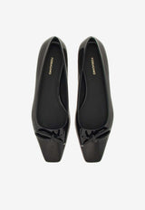 Annie Asymmetric Bow Ballet Flats