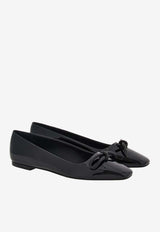 Annie Asymmetric Bow Ballet Flats