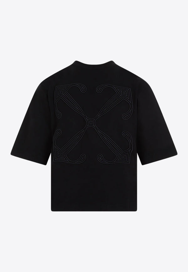 Arrow Stitch Short-Sleeved T-Shirt