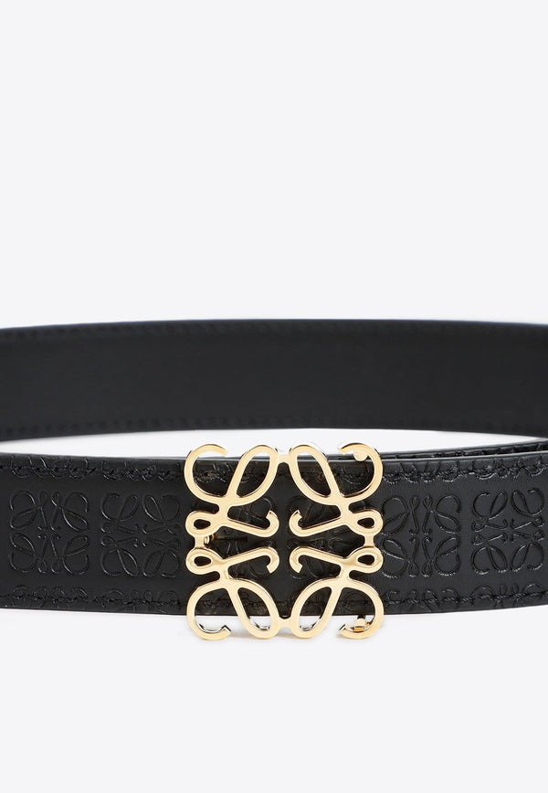 Anagram Leather Belt