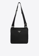 Re-Nylon and Saffiano Shoulder Bag