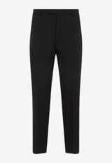 Wool-Blend Twill Pants