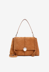 Penelope Suede Top Handle Bag