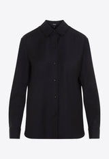 Long-Sleeved Wool Shirt