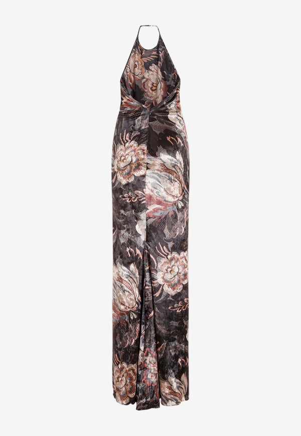 Floral Print Maxi Dress