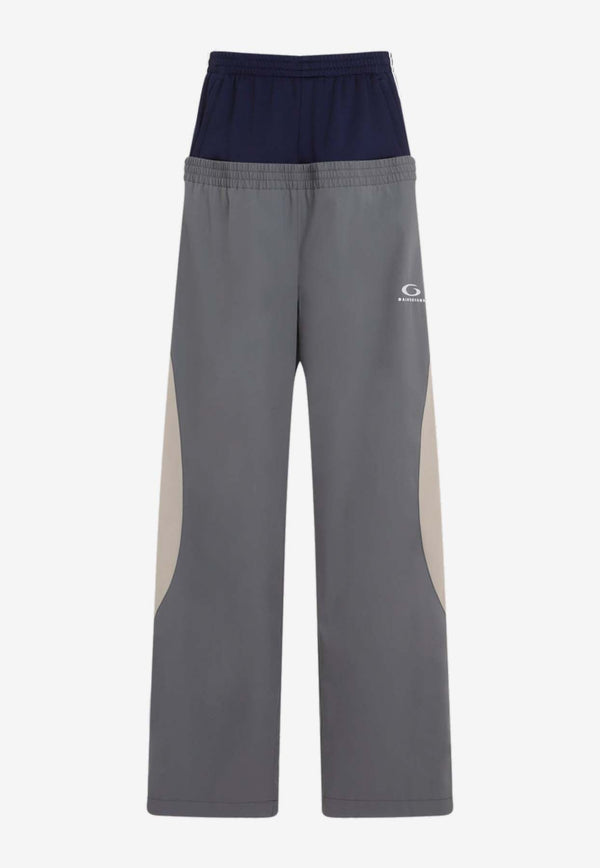 Cut-Up Track Pants