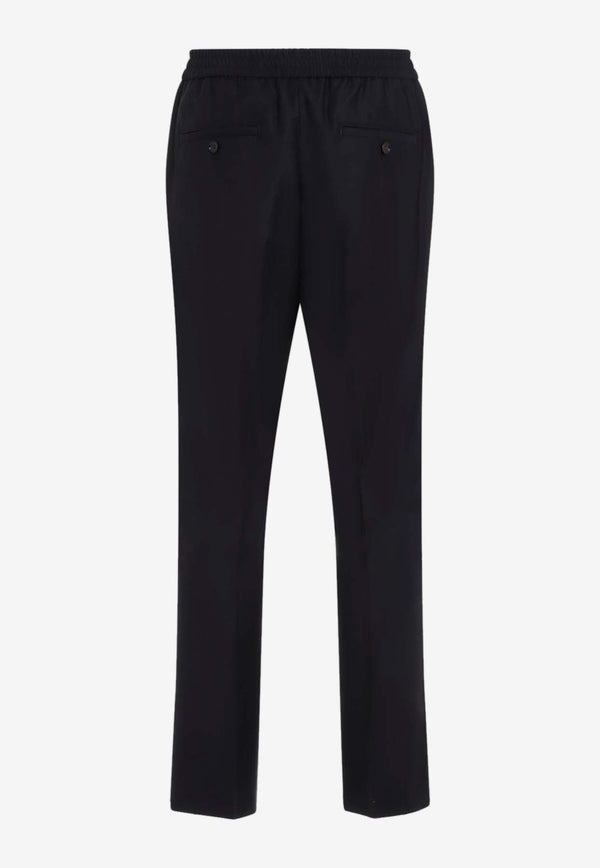 Elasticated Waist Pants in Virgin Wool