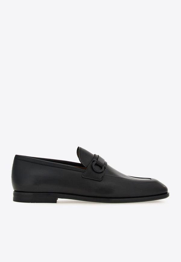 Florio Gancini-Plaque Loafers