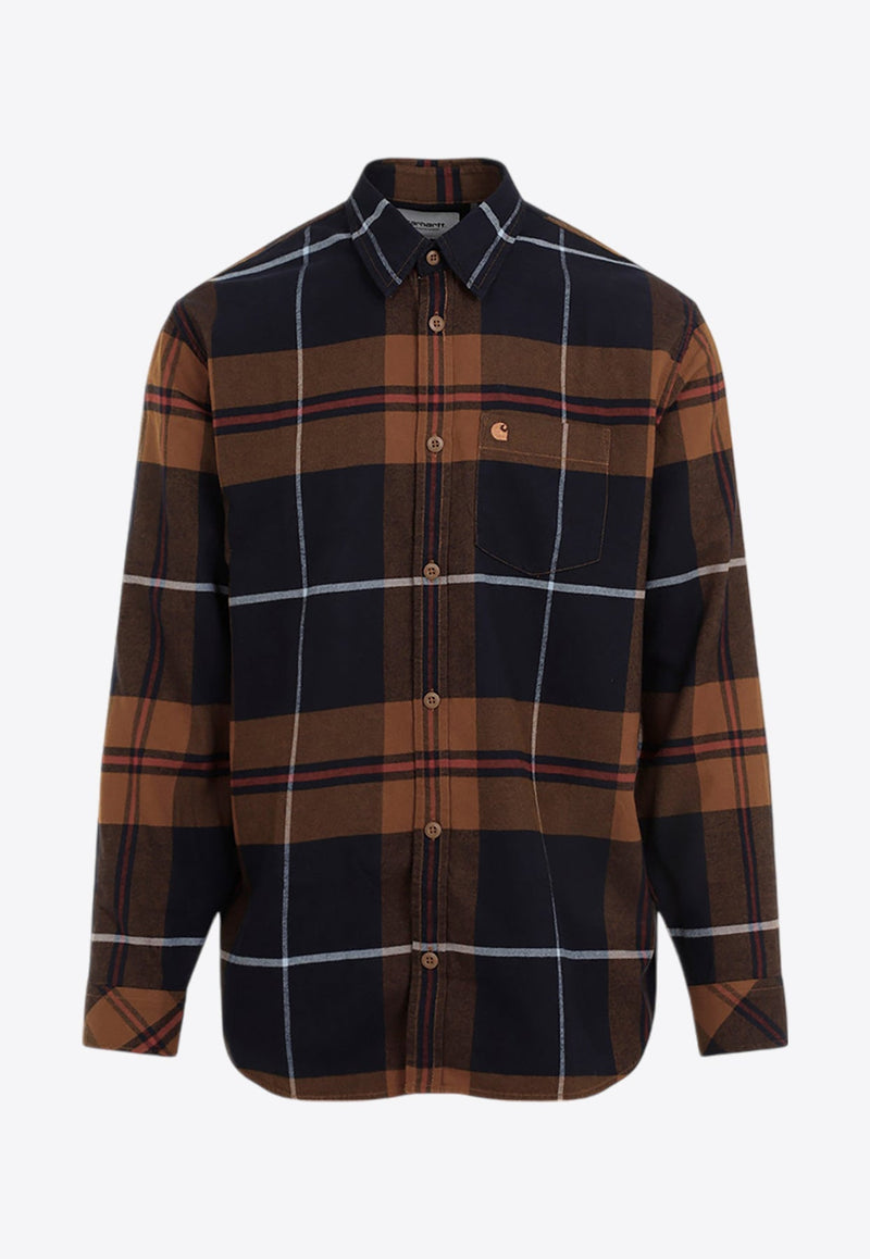 Checked Long-Sleeved Shirt