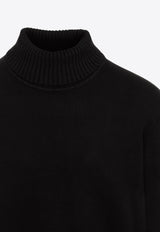 Ribbed Turtleneck Sweater