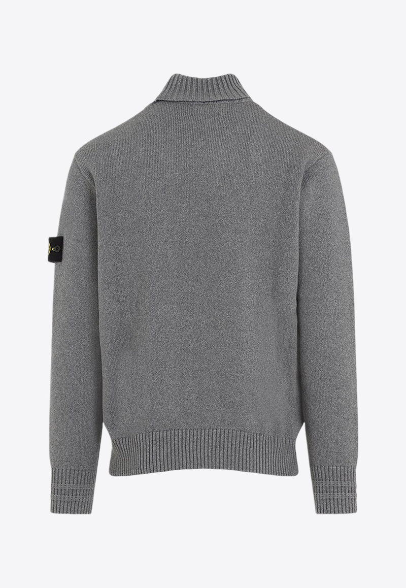 Ribbed Turtleneck Sweater