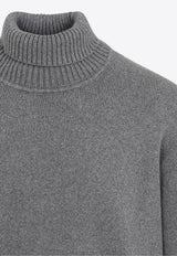 Ribbed Turtleneck Sweater