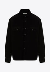 Long-Sleeved Corduroy Overshirt