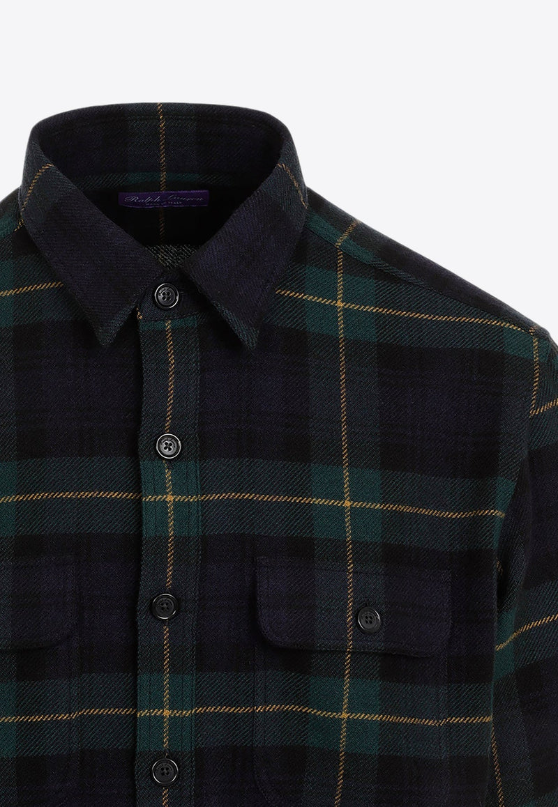 Checked Long-Sleeved Shirt