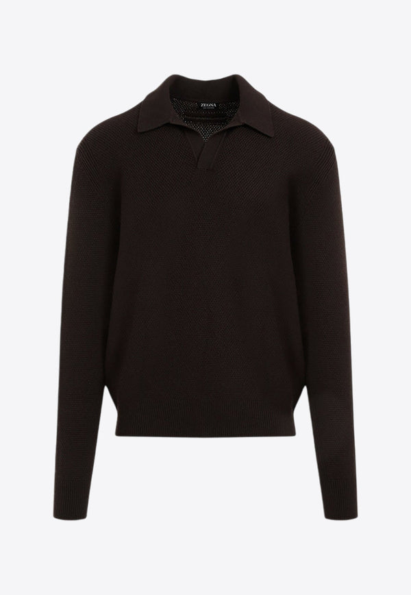 Oasi Cashmere Polo Sweater