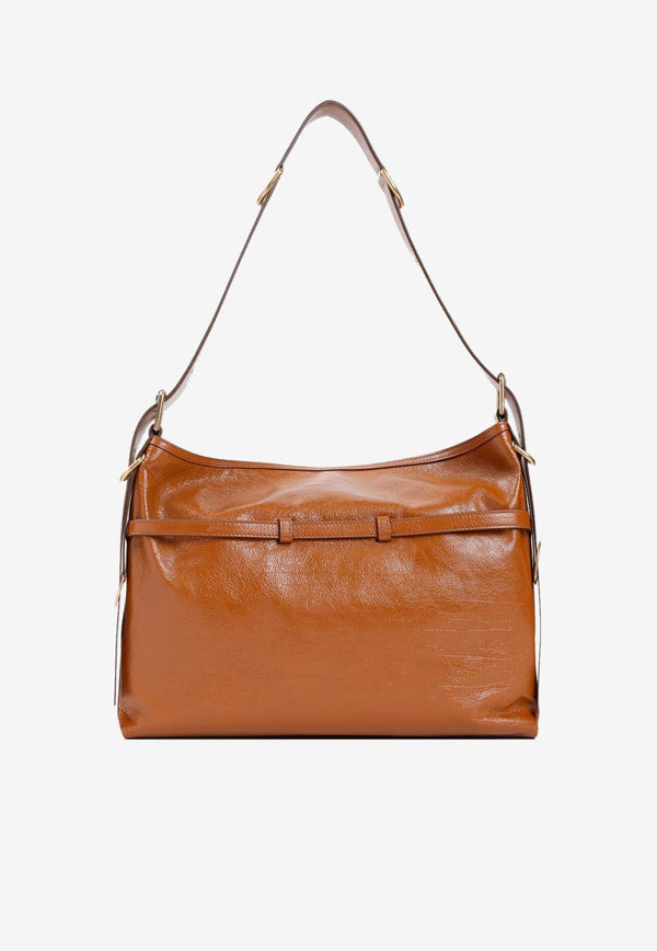 Medium Voyou Leather Shoulder Bag