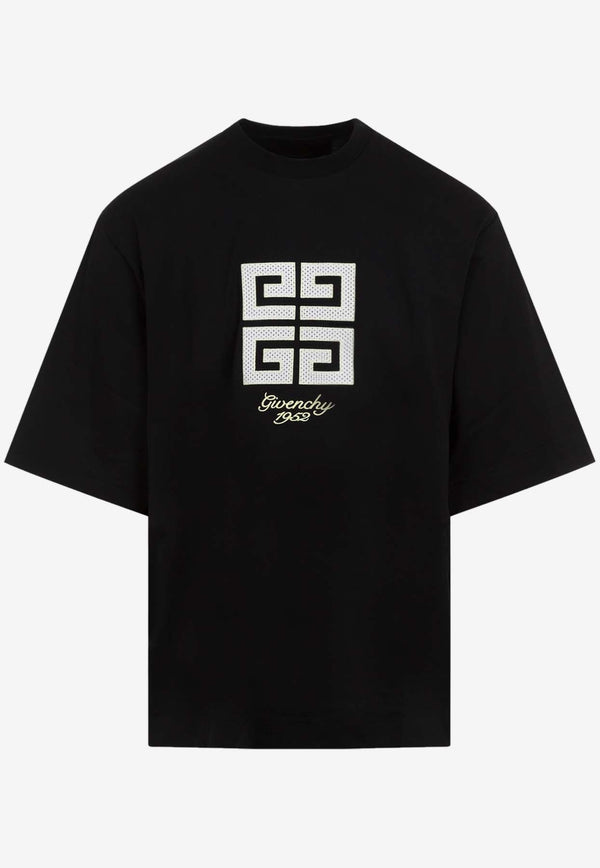 4G Logo Embroidered T-shirt