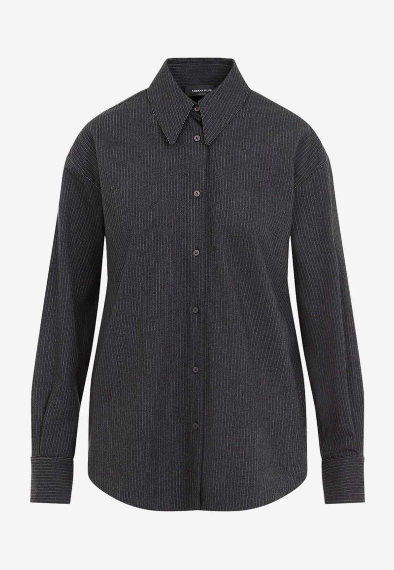 Long-Sleeved Wool Shirt