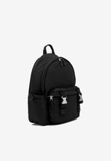 Zipped Nylon Backpack